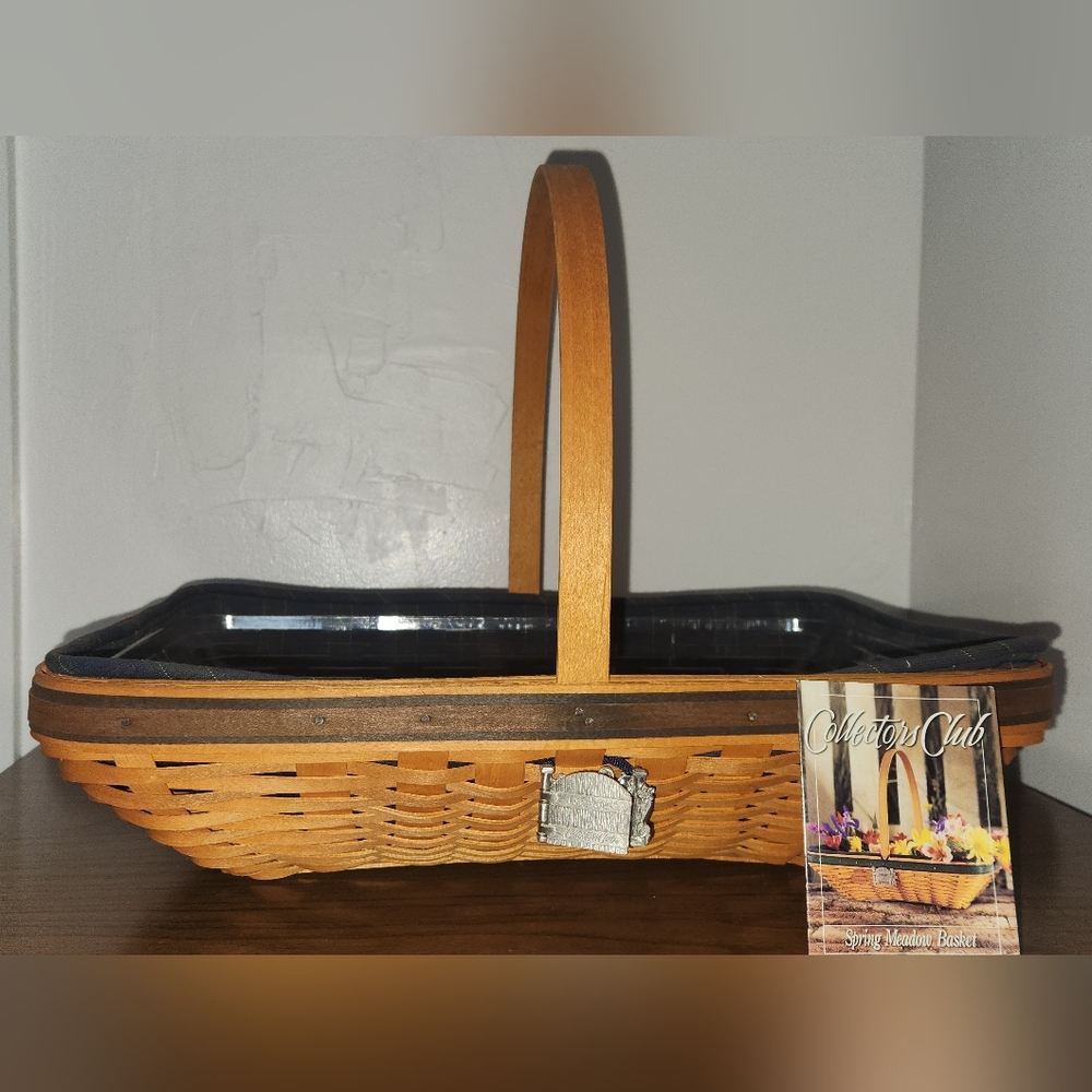 Longaberger Collectors Club Spring Meadow Basket Combo Set